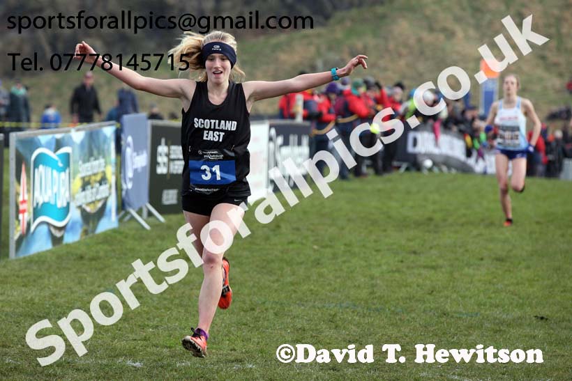 Simplyhealth Great Edinburgh XCountry junior women, 2018 Simplyhealth Great Edinburgh International XCountry. Photo: David T. Hewitson/Sports for All Pics